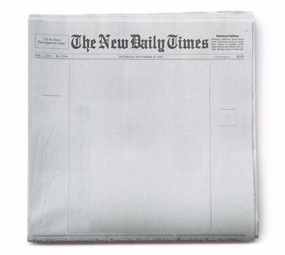 Blank Newspaper Background Png