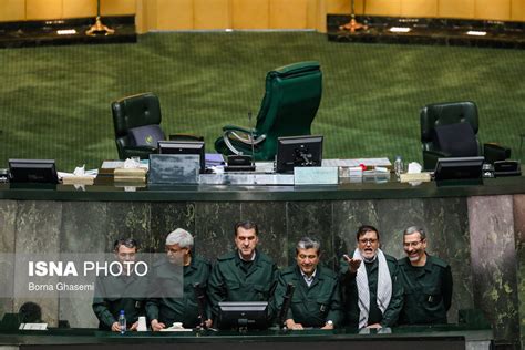 Photos: Iran lawmakers wear uniform to support IRGC