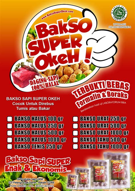 Katalog & Brosur - **BAKSO SUPER OKEH**