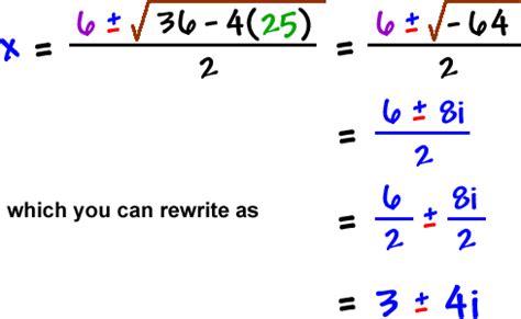 Solve Quadratic Equation With Complex Numbers - Tessshebaylo