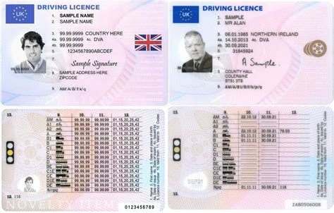 Irish Driving Licence Template - powerupaurora