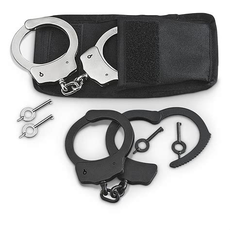 Fox Outdoors Professional Double-Lock Handcuffs - 55875, Self Defense Accessories at Sportsman's ...