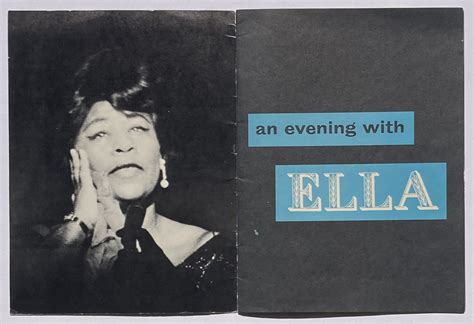 Ella Fitzgerald – 1960s Signed “Ella in Concert” Program