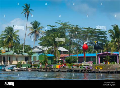 Costa Rica. National park of Tortuguero, Tortuguero village Stock Photo ...