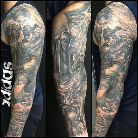 Image result for viking sleeve tattoo