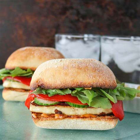 Halloumi Sandwich | Girl Heart Food®