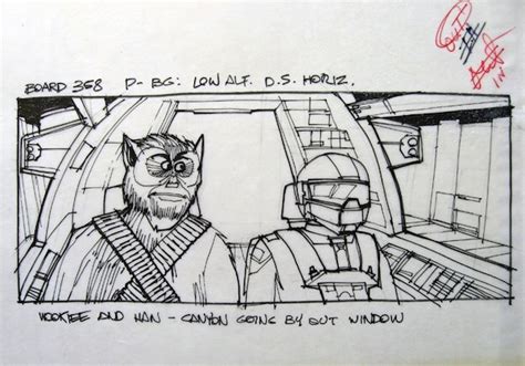 Original STAR WARS Storyboard Art from Joe Johnston — GeekTyrant