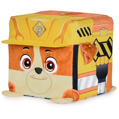 Rubble & Crew, Rubble, 4-Inch Cube-Shaped Plush Toy for Kids Ages 3+ - Walmart.com