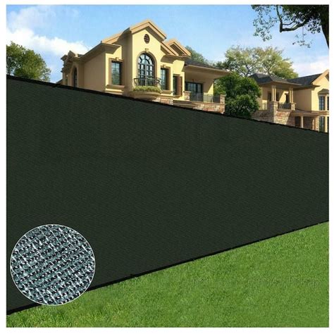 ORION 6 ft. x 50 ft. Green Privacy Fence Screen Netting Mesh with Reinforced Eyelets for Chain ...