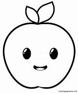 81 Apple Coloring Pages  ColoringPagesOnlycom sketch template