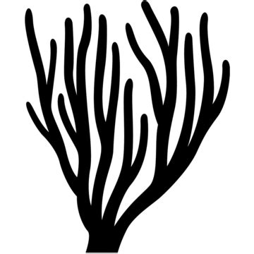 Black Coral Silhouette PNG And Vector Images Free Download - Pngtree