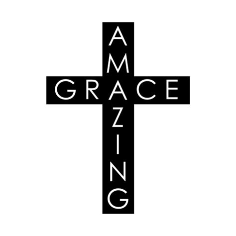 Amazing Grace Cross - God - Pillow | TeePublic