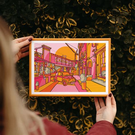 Camden Lock Art Print – Freya Niamh Design