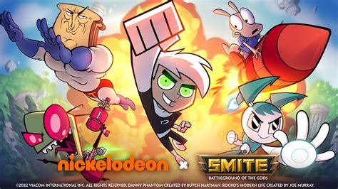 Danny Phantom, Invader Zim, and more headed to Smite in upcoming Nickelodeon crossover event ...