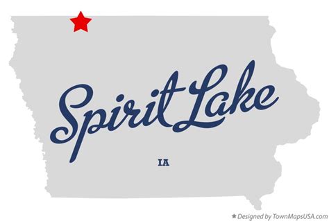 Map of Spirit Lake, IA, Iowa