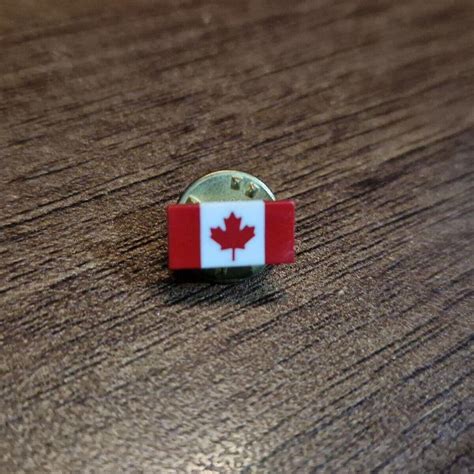 Canadian Flag Small Pin Badge Ideal Lapel Pin... - Depop