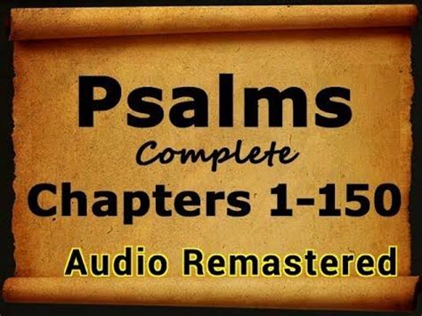 (6) The Book of Psalms | KJV | Audio + Video Bible (FULL No Echo) by Alexander Scourby - YouTube ...