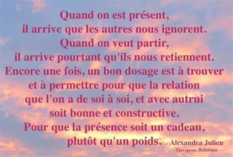 Pensée Positive du jour - Alexandra Julien - Auteur Thérapeute