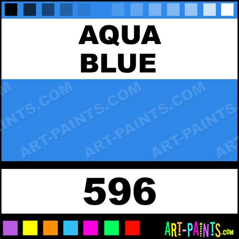 Aqua Blue Ink Calligraphy Ink Paints and Pigments for Writing, Drawing and Painting - 596 - Aqua ...