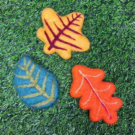 Fall Garland Felt Leaf Garland Fall Leaf Garland Autumn - Etsy