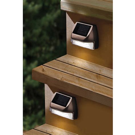 Moonrays Solar Mini Deck Step Light, 2PC - Walmart.com