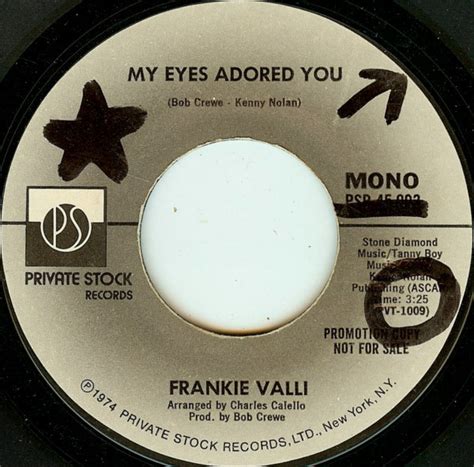 Frankie Valli - My Eyes Adored You (1974, Vinyl) | Discogs