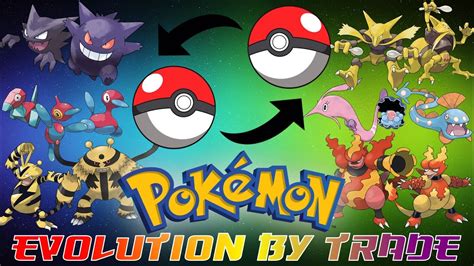 Pokemon That Evolve By Trading - YouTube