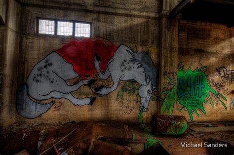 "Unicorn Graffiti" by Michael Sanders | Redbubble