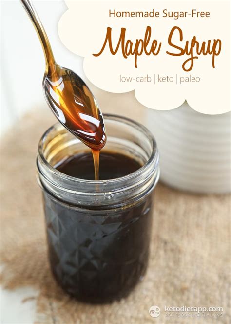 Homemade Sugar-Free Maple Flavored Syrup | KetoDiet Blog