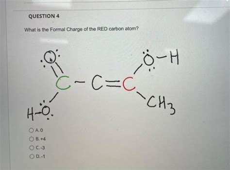 Solved QUESTION 5 What is the Formal Charge of the GREEN | Chegg.com