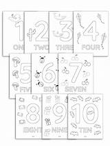 Coloring Pages Free Printable Numbers 1 10 sketch template