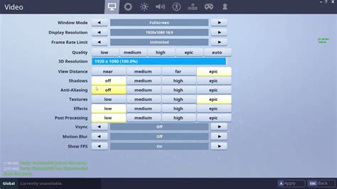Best Fortnite FPS Settings with Good Quality! - YouTube