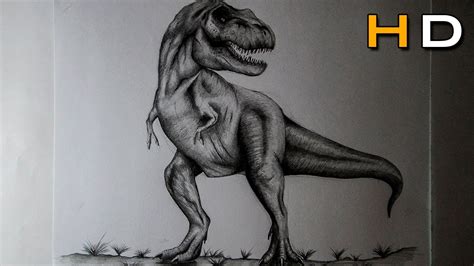 How To Draw A Real Dinosaur - Waypush7