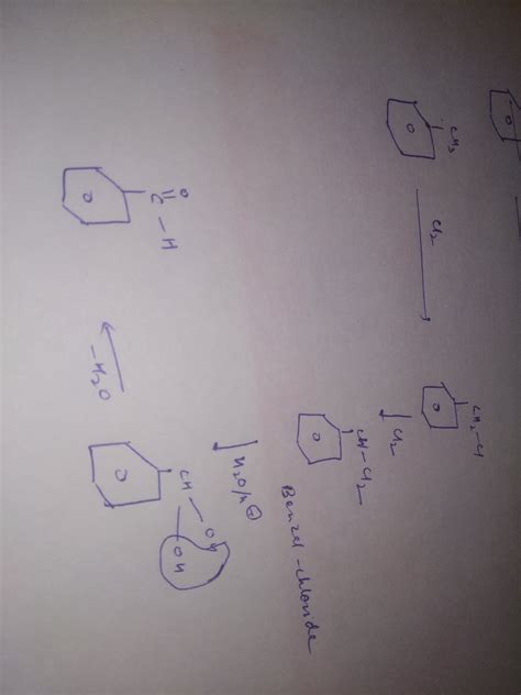 Benzal chloride on hydrolysis gives: