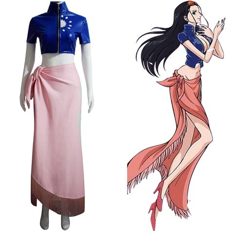 One Piece Nico Robin Cosplay Costume Dress Outfits Halloween Carnival Suit | Shopee Philippines