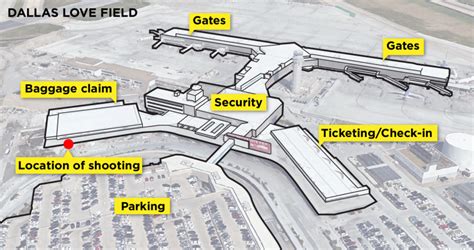 Dallas Love Field Terminal Map - Maping Resources