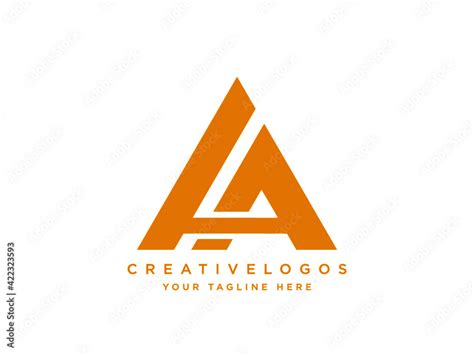 Letter A Logo Design, Creative Letter AA Logo, Alphabet Logo Vector ...