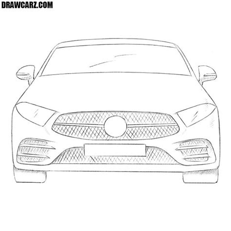 How to Draw a Car from the Front