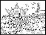 Nautical Coloring Pages For Adults  Home sketch template