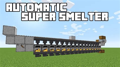 Automatic Super Smelter - Minecraft 1.15/1.16 Tutorial (Java Edition) - YouTube