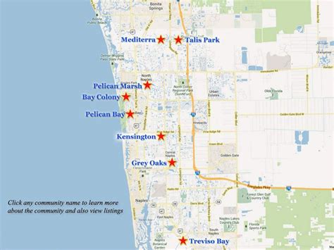 Map Of Naples Florida Area | Maps Of Florida