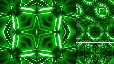 Green Neon Patterns Pack by TwoCenters | VideoHive