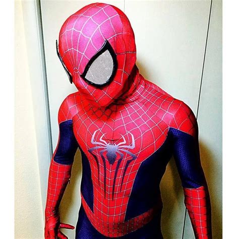 Amazing Spiderman 2 Cosplay Costume Custom Fit #Suit | Amazing spider man costume, Spiderman ...