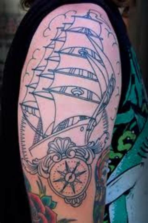 Ship Tattoos: Design Ideas and Meanings | TatRing