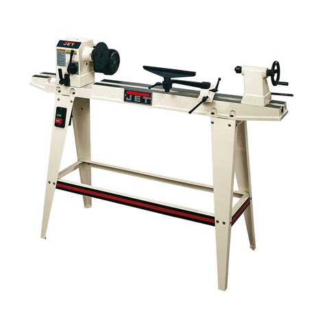 JET 12 in. x 36 in. Variable Speed Woodworking Lathe with Legs-708352 - The Home Depot