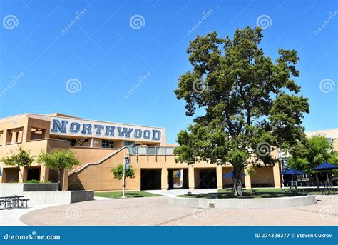 IRVINE, CALIFORNIA - 2 APR 2023: Quad Area on the Campus of Northwood ...