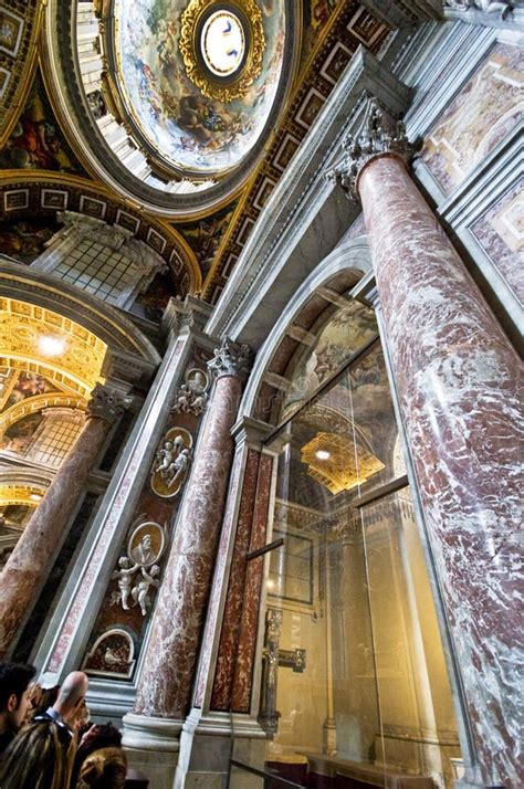 Inside St.Peter S Cathedral in Vatican Editorial Stock Photo - Image of ...