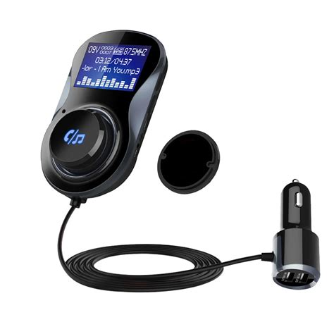 USB Car Charger Mobile phone Charger Bluetooth with FM Transmitter Audio Wireless FM Modulator ...