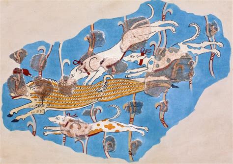 Mycenaean Fresco Wall Painting from Tiryns Stock Photo - Image of ancient, greece: 133805992