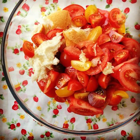 italian tomato & bread salad - my lovely little lunch box